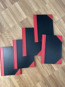 Landre China-Kladde A5 kariert 96 Blatt, Notiz-Buch in schwarz rot, 10 Stück - Bild 1 von 3