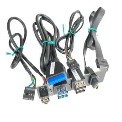 Motherboard Front Panel Cable Type-E 19P 9Pin To Type-C USB 2.0 3.0 3.1 HD Audio - Image 1 of 4