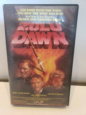 Vntg Zulu Dawn VHS Burt Lancaster, Peter O'Toole, Sir John Mills See Pics/Desc Foto 1 de 3