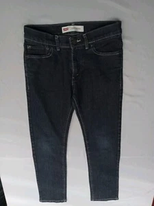 Levi Strauss 510 Boys Sz 14 Reg 27x27 Dark Wash Denim Jeans - Picture 1 of 12