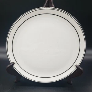 Vintage Restaurantware Buffalo Black Stripe Dinner Plate 9" Round - Picture 1 of 3