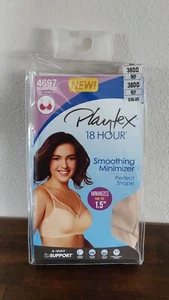 Playtex Womens 18 Hour Smoothing Minimizer Wirefree Bra 4697 Beige 38DD - Picture 1 of 3