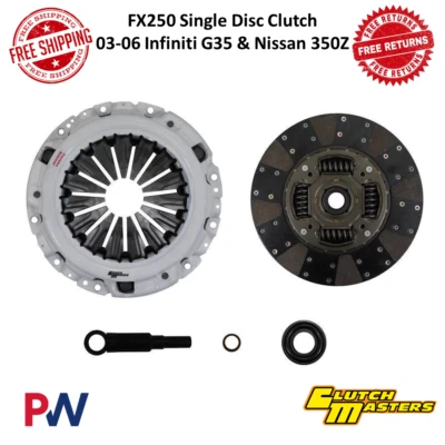 Disco único embrague Masters FX250 para 03-06 Infiniti G35, Nissan 350Z #06047-HD0F Foto 1 de 4