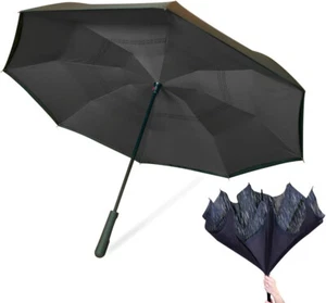 WonderDry Automatic Umbrella Reverse Inside Out Drip Free Windproof Waterproof - Picture 1 of 23