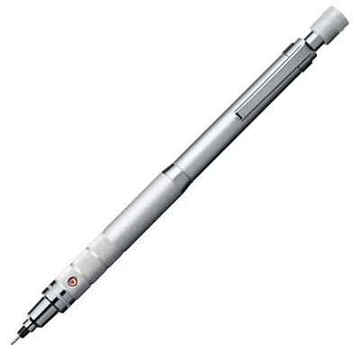 Mitsubishi Uni KURUTOGA High Grade Roulette Mechanical Pencil Silver - Image 1 of 4