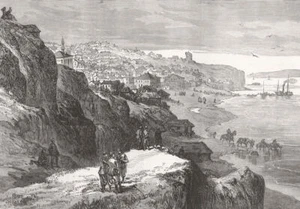ROMANIA. Harsova, on the Danube 1877 old antique vintage print picture - Picture 1 of 1