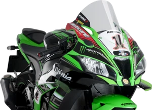 Puig Z-Racing Clear Windscreen for 2016-2020 Kawasaki Ninja ZX-10R/RR 9849W - Picture 1 of 1