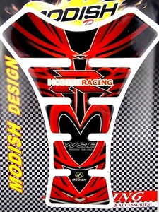 WSB MODISH RACING MOTORCYCLE TANK PAD STICKER PROTECTOR - Picture 1 of 2