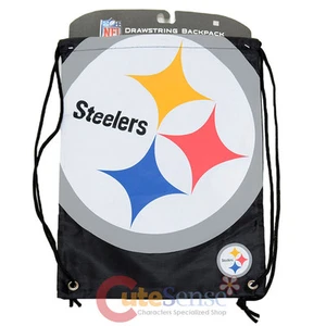 NFL Pittsburgh Steelers Team Logo Drawstring Backpack Sling Sack  Bag  - Picture 1 of 1