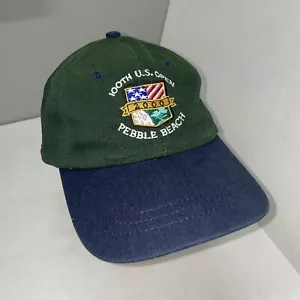 Vintage Golf Mütze 2000 US Open Pebble Beach 100th Anniversary bestickt Y2K - Bild 1 von 10