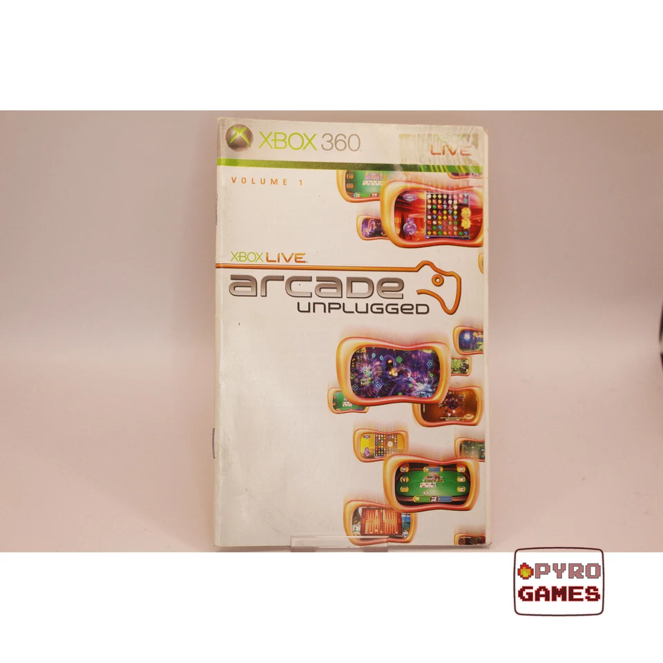 Arcade Unplugged Volume 1 - Instruction Manual (No Game) - Microsoft Xbox 360... - Image 1 of 1