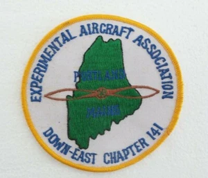 Experimental Aircraft Association Patch Down-East Chapter 141 Portland Maine - Picture 1 of 2