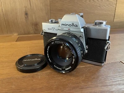 *Exc+4* Minolta SRT 101 ( SRT 201 )  Film Camera MC Rokkor PF 50mm F/1.7 /JP - Image 1 of 4