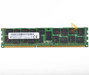 Micron 16GB 2RX4 PC3-12800R DDR3-1600Mhz 1.5V Fit ECC REG Server RAM Memory D&D - Picture 1 of 5