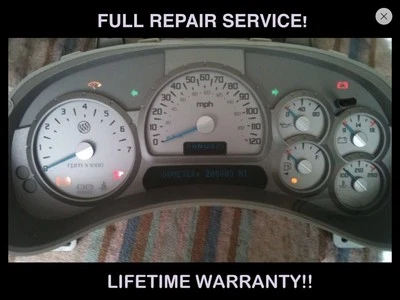 REPAIR SERVICE Isuzu Ascender Speedometer Instrument Gauge Cluster - Image 1 of 4