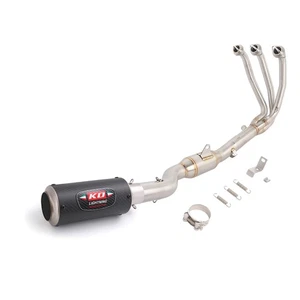 Silenciador de carbono de tubo de escape sistema completo para CF-Moto 675SS 675SR 2024 2025 - Imagen 1 de 12