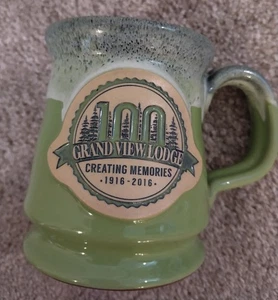 Deneen Pottery mug  handmade stoneware coffee cup Grand View Lodge - Picture 1 of 3