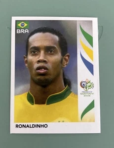 PANINI WORLD CUP GERMANY 2006 - RONALDINHO  BRAZIL # 393 - MINT - Picture 1 of 2