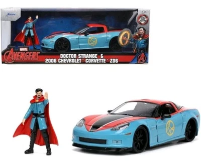 Chevrolet Corvette 2006 E Doctor Strange Z06 Movie 2016 Jada Toys 1:24 Nuovo - Immagine 1 di 3