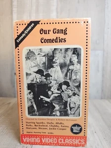 Our Gang Comedies (Little Rascals) Vintage – Viking Video Classics VHS • B&W • - Picture 1 of 8