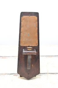 Antique / Vintage Handmade Wood Wood and Copper Wall Candle Holder - Picture 1 of 8