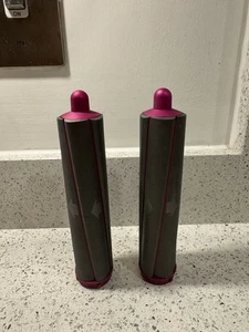 2x Genuine Dyson airwrap 40mm pink/ Grey long barrel attachment - Picture 1 of 3
