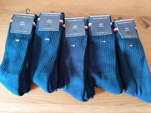 Tommy Hilfiger Unisex Crew-Socken 2-er Pack; Gr. 43/46; Farbe Dark Navy NEU! - Bild 1 von 6