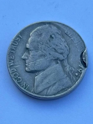 1979 D Jefferson Nickel Missing Numbers Error Rare! - Image 1 of 4
