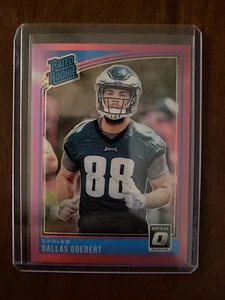 2018 Panini Donruss Optic Football Rated Rookies #197: Dallas Goedert Donruss - Picture 1 of 2