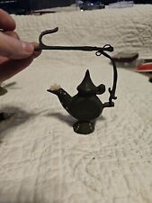 Hanging Oil Lamp Metal w Attached Hanging Hook 