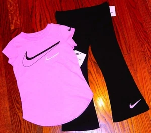 NIKE SPORT AUTHENTIC TODDLERS GIRLS BRAND NEW ORIGINAL 2Pc SET Size 6, NWT - Picture 1 of 4