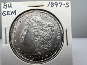 1897-S GEM Morgan Silber Dollar - Bild 1 von 2