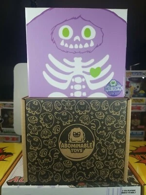 *IN HAND* Purple Glow Skeleton Chomp Abominable Toys Hot Topic Exclusive - Image 1 of 4