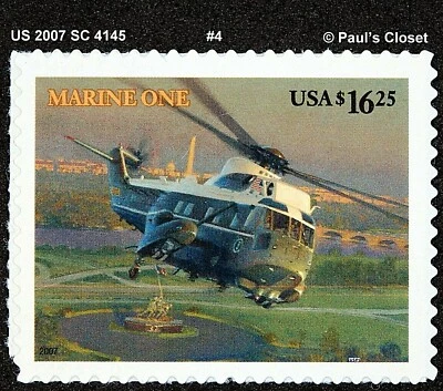 US 2007 SC 4145 $16.25 MARINE ONE MINT NEVER HINGED SELF-ADHESIVE SCV $30 VF #4 - Image 1 of 2