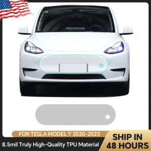 For Tesla Model Y 2020-2024 Front Precut Paint Protection Film Clear PPF TPU - Picture 1 of 20