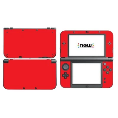 10 Pure Clean Solid Vinyl Decal Cover Skin Sticker for Nintendo New 3DS XL/LL - Image 1 of 4