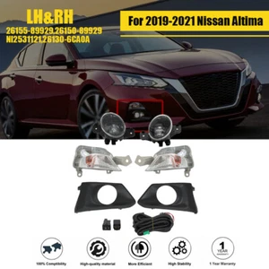 LED Front 4pcs Fog Lights For 2019-2021 Nissan Altima Turn Signal Lights+Bumper - Picture 1 of 11
