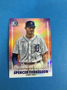 F129,273 2021 Bowman Chrome Dawn of Glory SPENCER TORKELSON Tigers - Picture 1 of 1