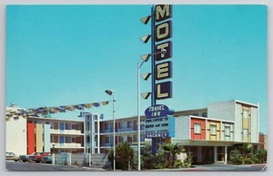 1970s Postcard Travel Inn Motel Las Vegas NV Cars - Picture 1 of 2