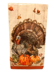 Servilletas de papel para invitados Timeless Turkey 16 quilates Acción de Gracias 3 capas - Imagen 1 de 2
