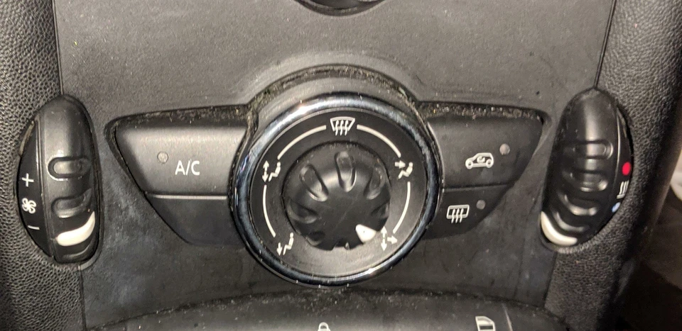 2011 2012 MINI COOPER HEATER A/C CLIMATE CONTROLS **FREE SHIPPING** - Imagem 1 de 1