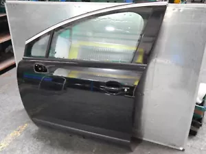 PEUGEOT 3008 MK1 09-16 DOOR COMPLETE PASSENGER FRONT BLACK COLOUR CODE: KTV - Picture 1 of 10