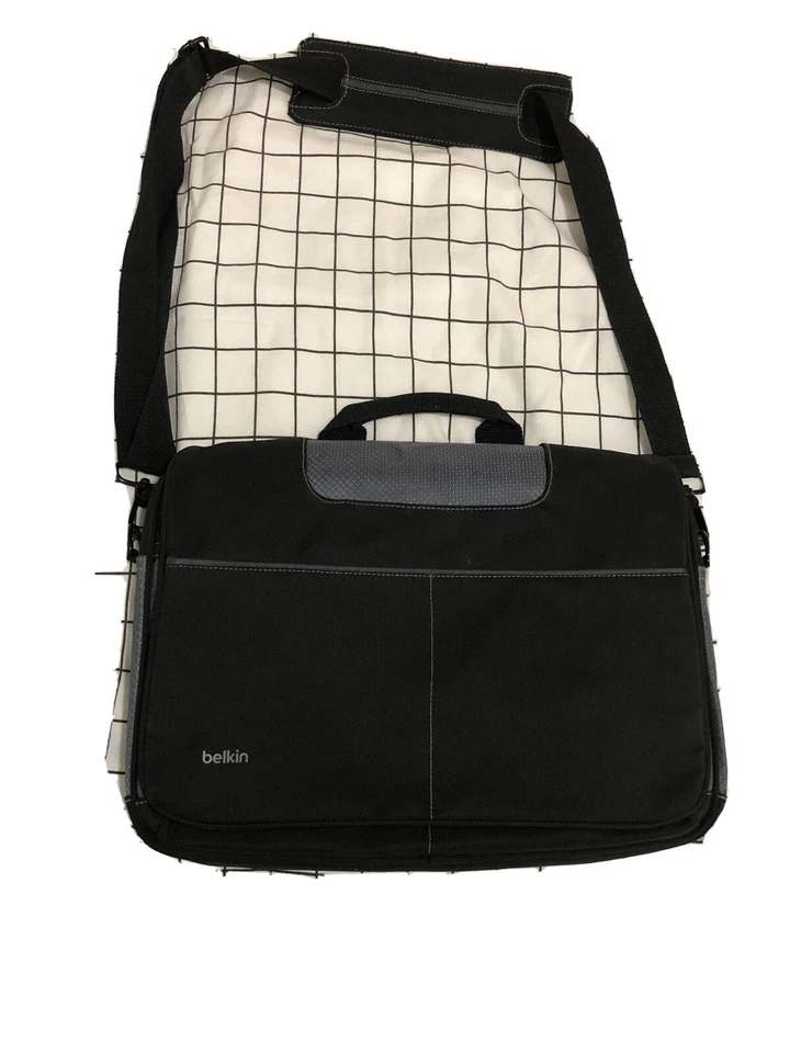 Belkin NE, Negro/Gris, Microfibra, Bolso Mensajero para Laptop/Estuche de Viaje Foto 1 de 3