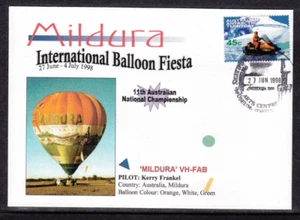 Australian Stamps.Alpha Cover.Mildura International Balloon Fiesta.1998 - Picture 1 of 1