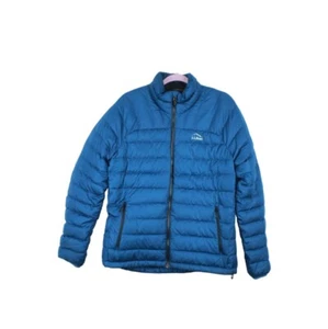 LL Bean Men's Blue Polyester Quilted Down Long Sleeves Full Zip Jacket Size M - Picture 1 of 9