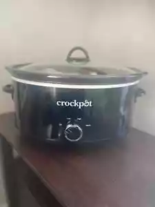 Crock-Pot 6qt Programmabile Cook & Carry Slow Cooker Nero Scatola Aperta Nuovo - Foto 1 di 7