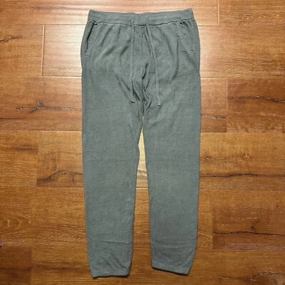Barefoot Dreams Sweatpants S Gray Green Fleece Sweats Cozy Lounge Comfort Casual - Image 1 of 4
