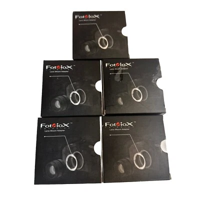 Qty 5 Fotodiox Lens Adapter for Nikon F Mount Lens to Micro 4/3 m4/3 Camera Body - Image 1 of 2