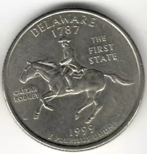 USA - 1999P - Washington ¼ Dollar - Delaware - Spitting Horse - #10359 - Picture 1 of 2