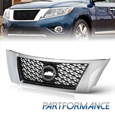 Front Chrome Black Grille For 2013-2016 Pathfinder S SL SV NI1200254 623103KA0A Foto 1 de 4